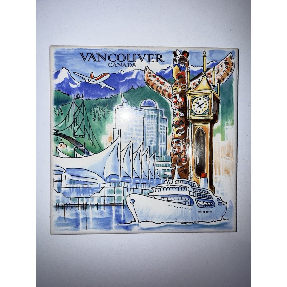Ceramic Tile Beautiful Cities around the world Gift wall‎ plaque Home Decor